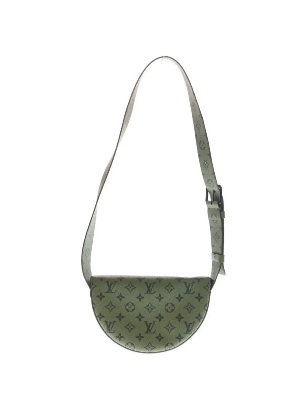 Louis Vuitton LV Moon Crossbody Monogram Leather Shoulder Bag Khaki